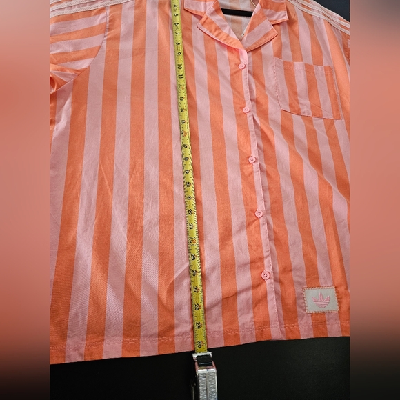 Adidas Pink & Orange Oversized Shirt XL New With Tags – Vintage Sportwear - Picture 9 of 9